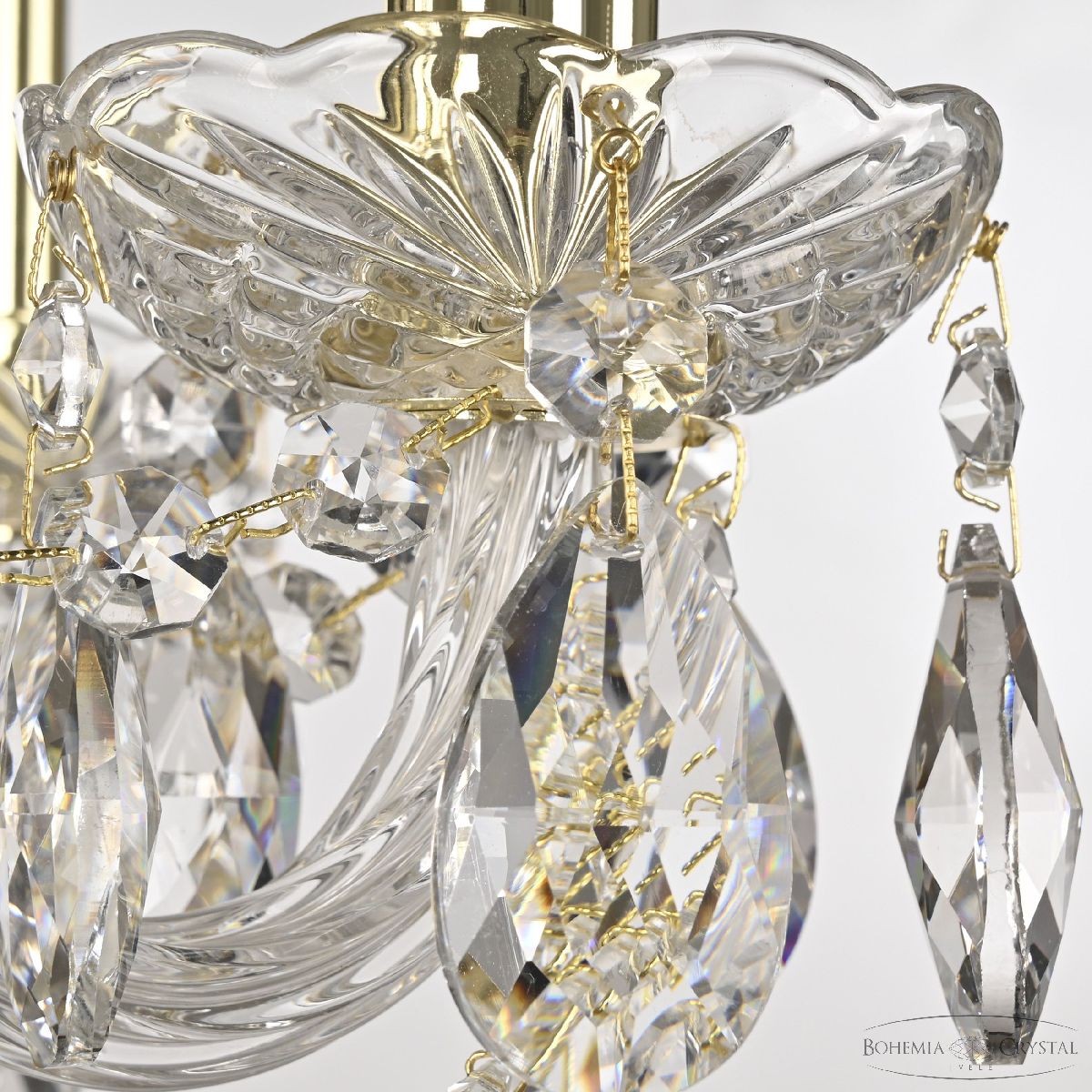 подвесная люстра bohemia ivele crystal 101/5/141 g