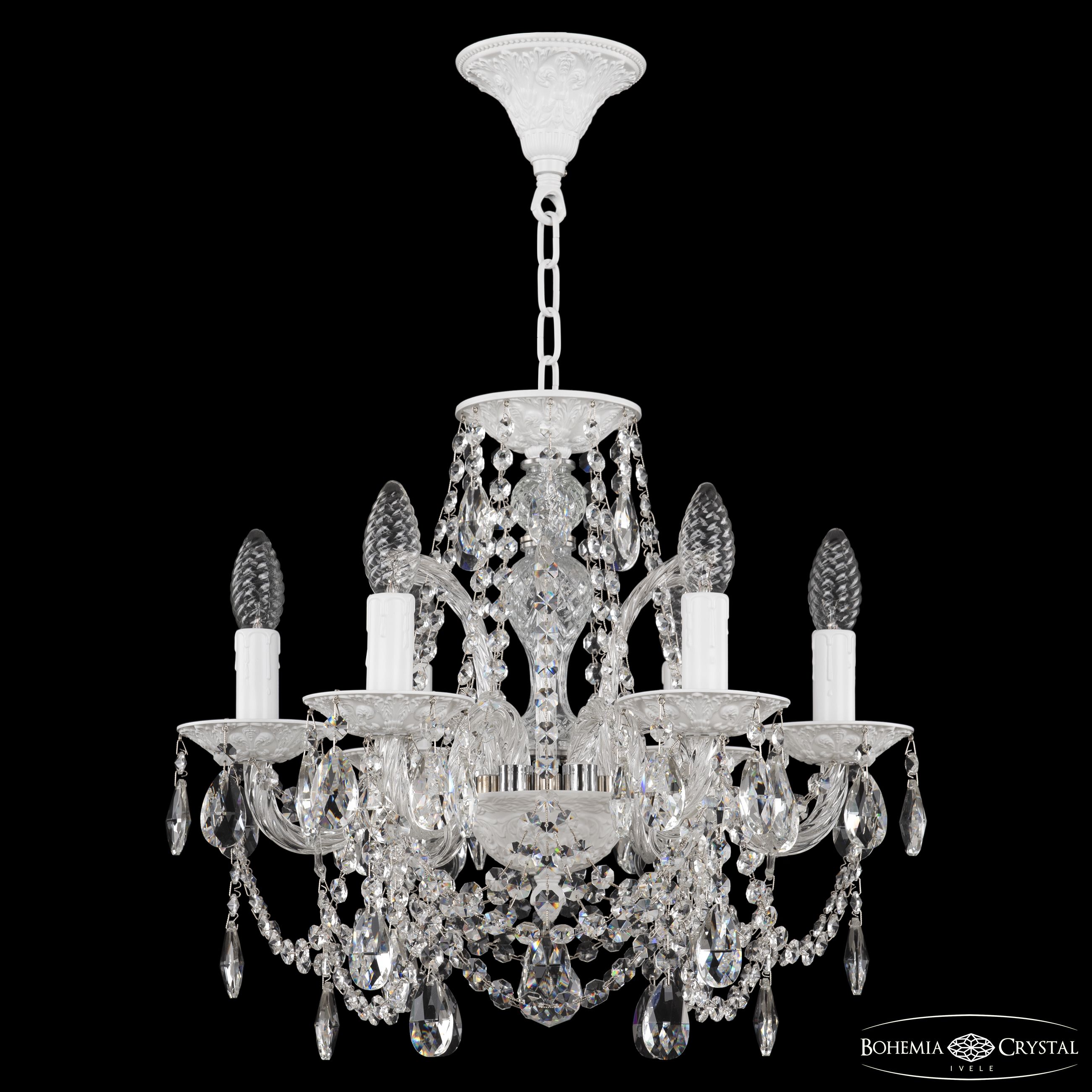 подвесная люстра bohemia ivele crystal al16311/6/141 wm