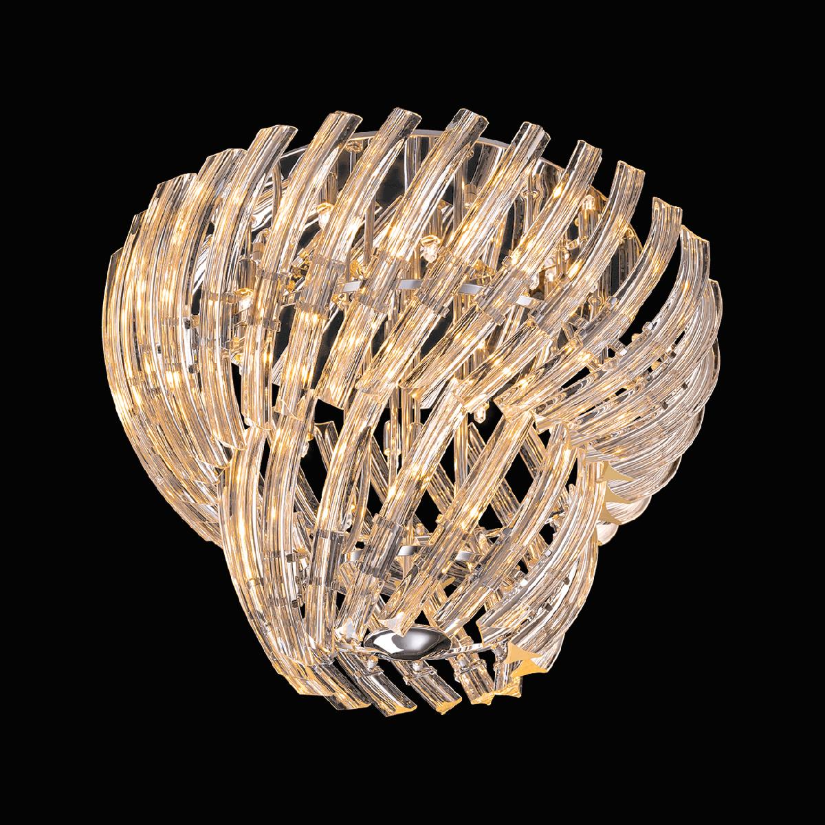 потолочная люстра delight collection calligo 4424-600 ti-gold/amber