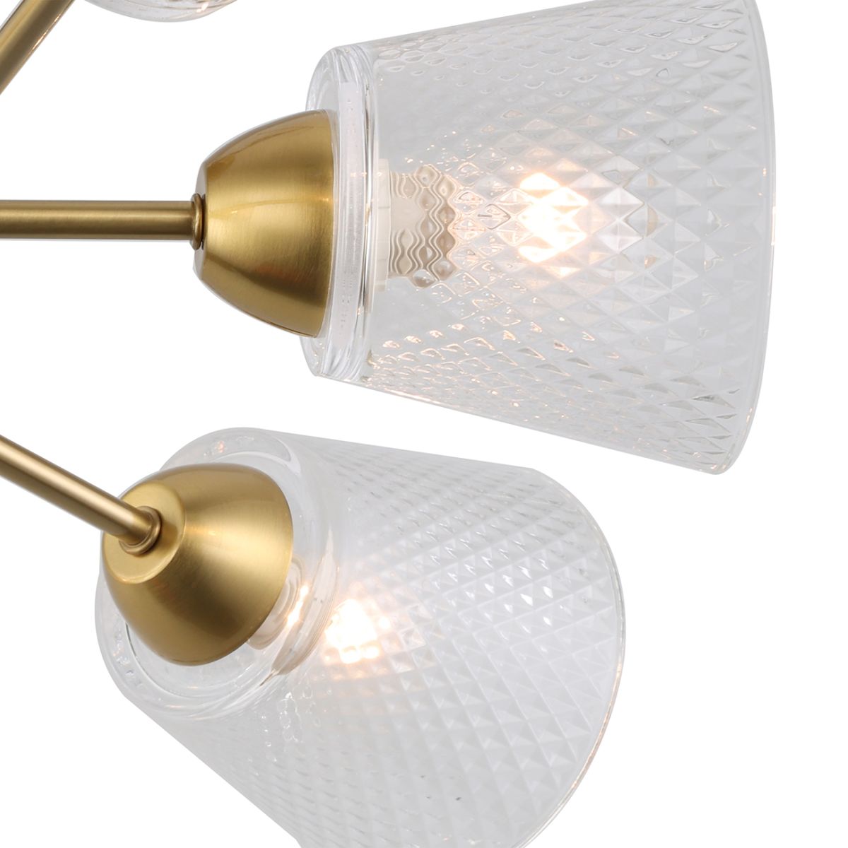 люстра на штанге escada amarant 1104/6p brass