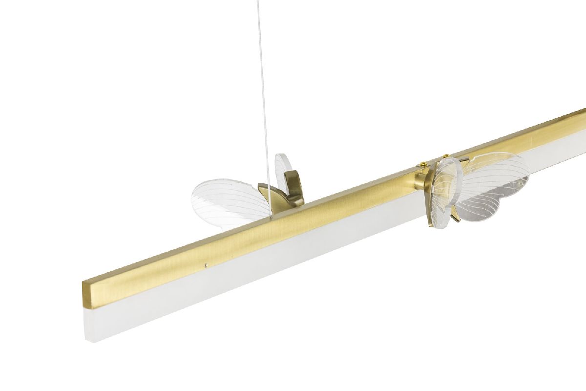 подвесной светильник am group mariposa l1000 polished gold