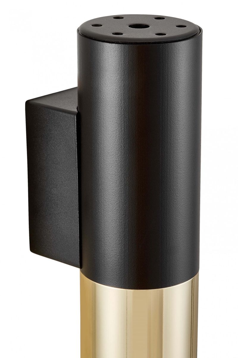 настенный светильник lampit lineo ldw 1101-1 bk+gd