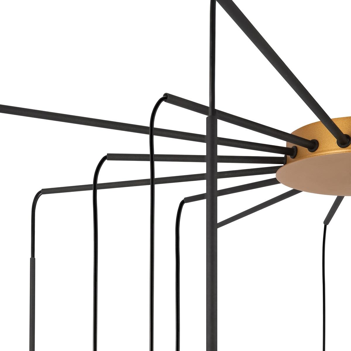 подвесная люстра maytoni branch mod176pl-16g