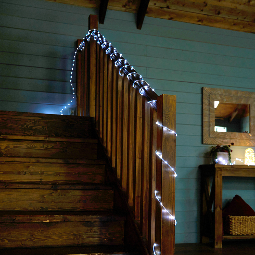 светодиодная гирлянда линейная мини дюралайт feron cl587 51461