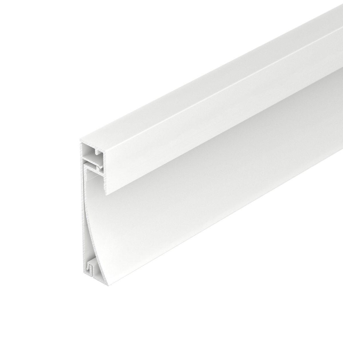 профиль arlight plintus-h54-2000 white 045434