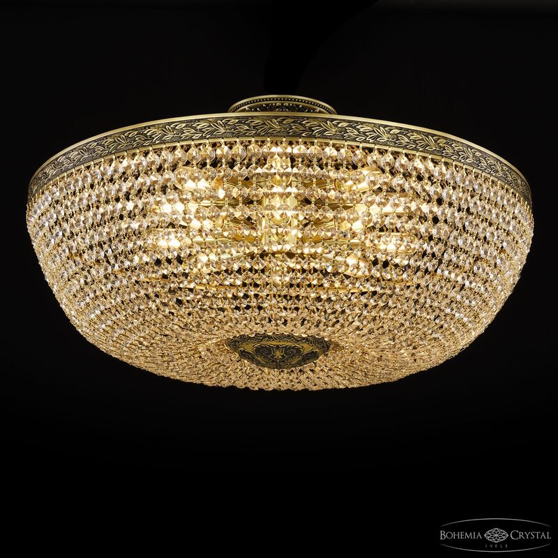 потолочная люстра bohemia ivele crystal al19051/55ol agb