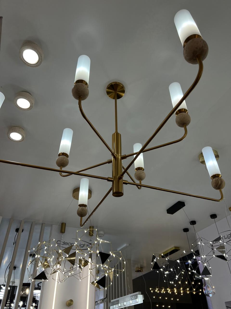 люстра на штанге odeon light lolla 6625/8