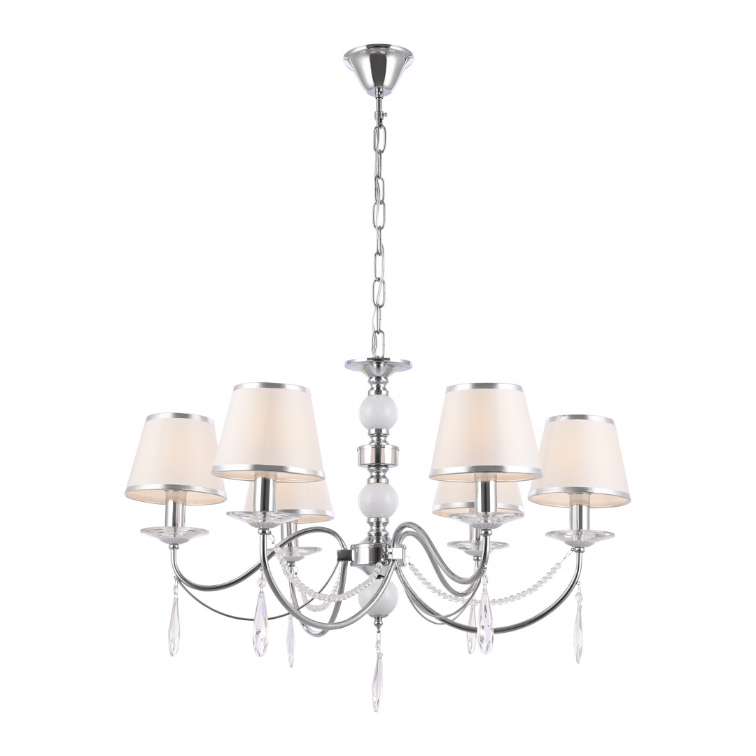 подвесная люстра arte milano 342109/6 cr+lwt