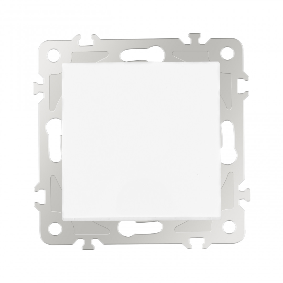 выключатель одноклавишный проходной arte milano 206.32-1.white