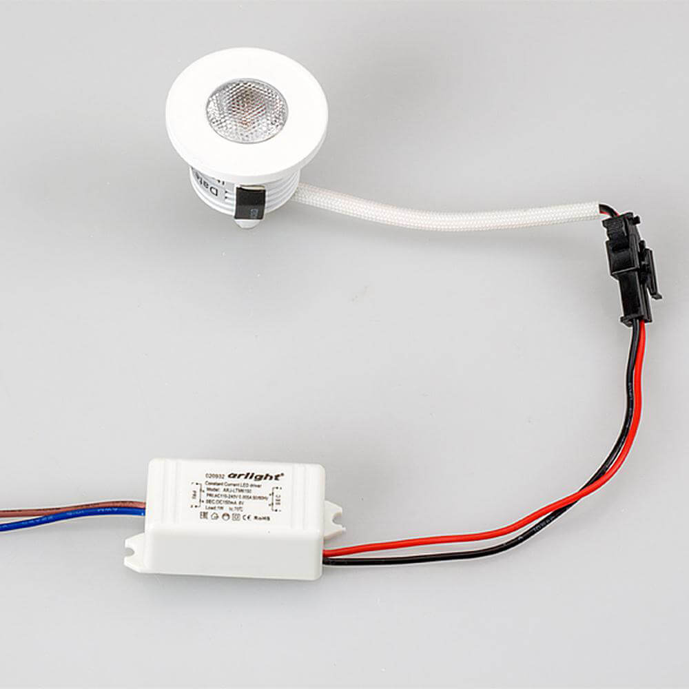 мебельный светильник arlight ltm-r35wh 1w day white 30deg