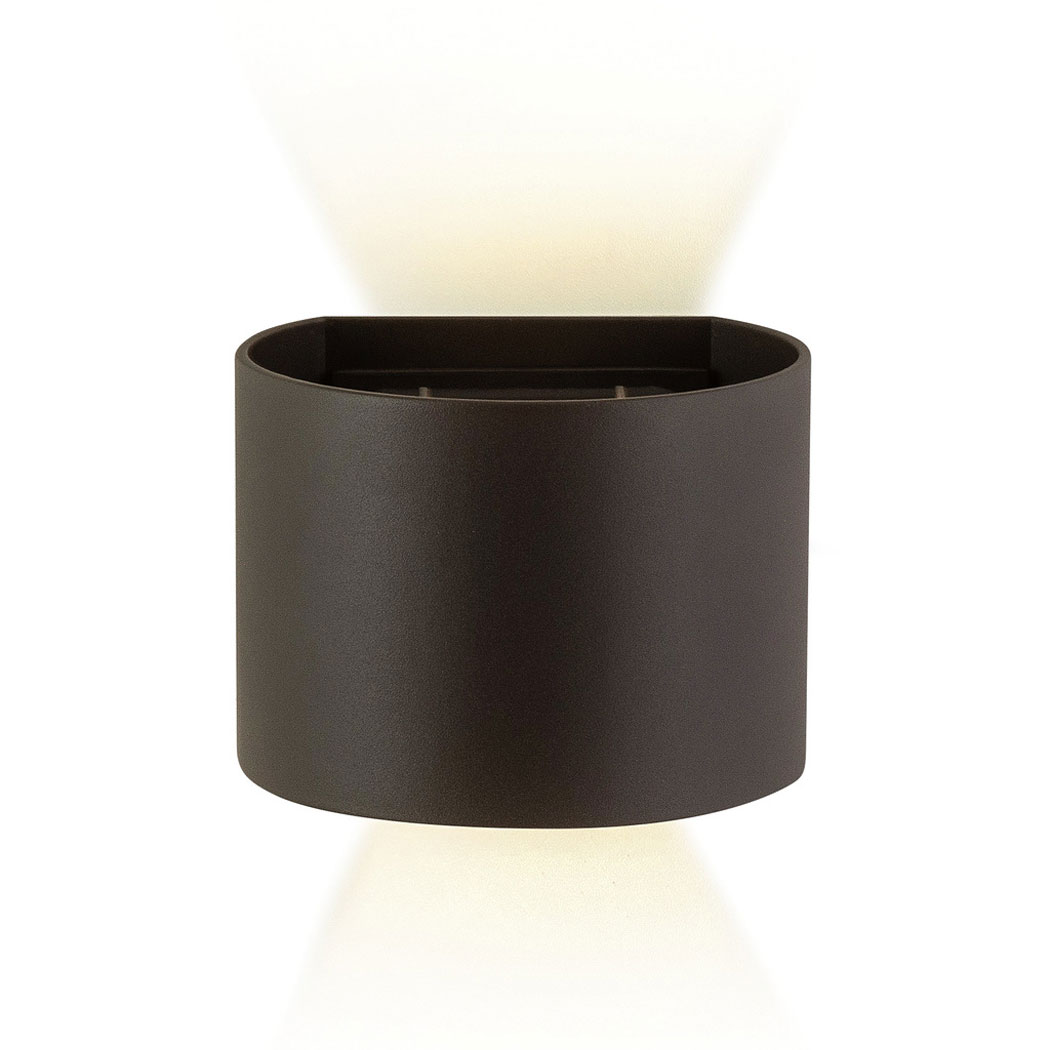 настенный светильник am group am116-2x3w coffee