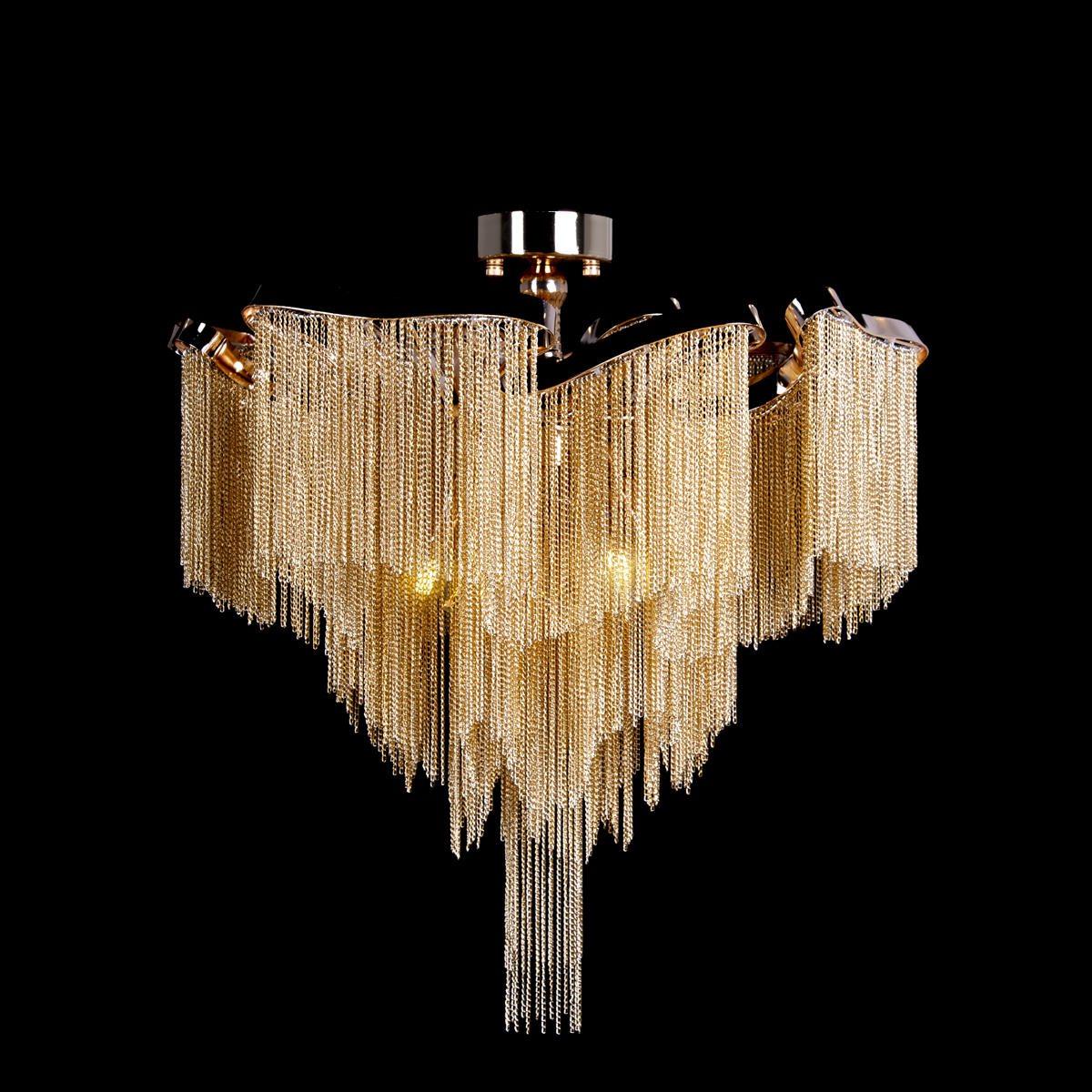 потолочная люстра loft it stream 10208/600c gold