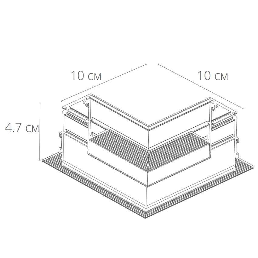 коннектор l-образный arte lamp linea-accessories a480733