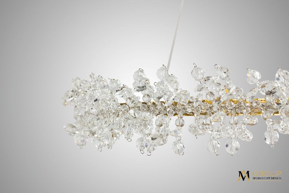 подвесной светильник am group am455 l600 polished gold