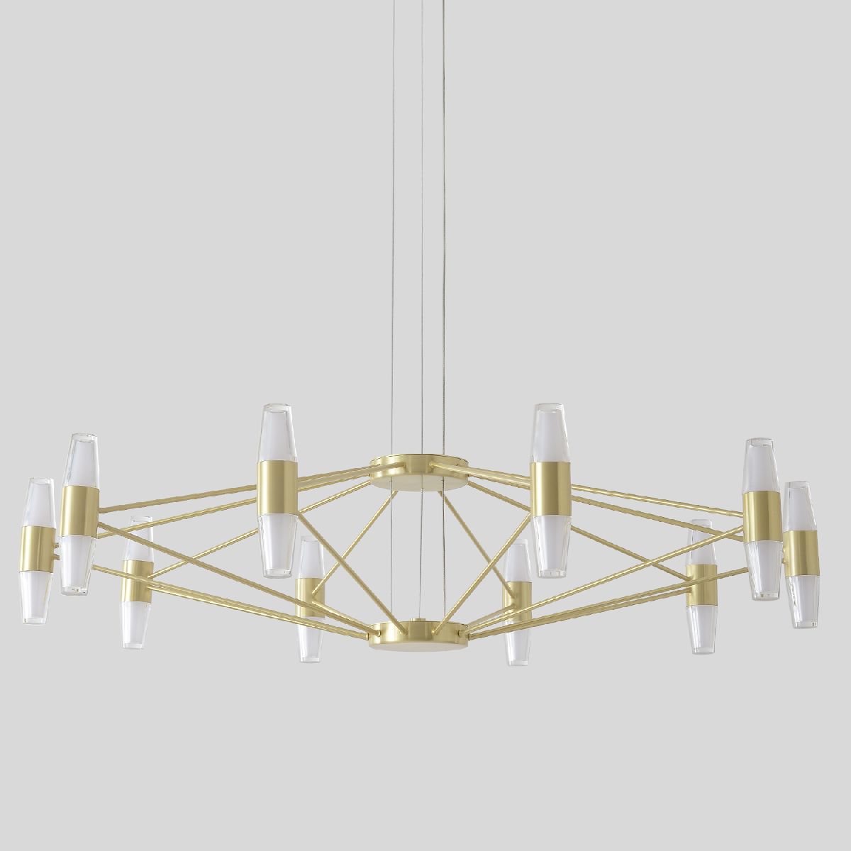 подвесная люстра crystal lux dorotea sp10 gold