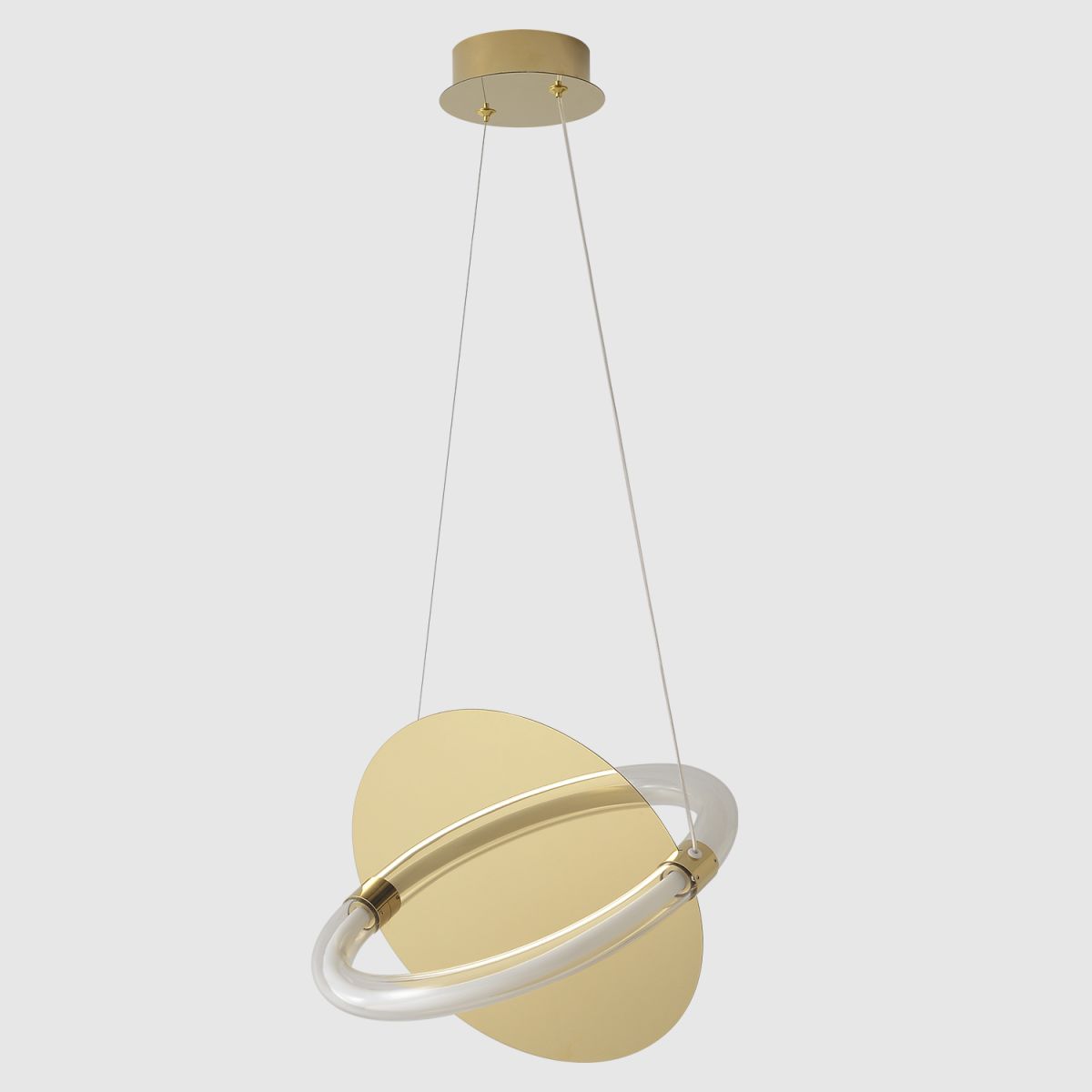 подвесной светильник crystal lux nebula sp22w led gold