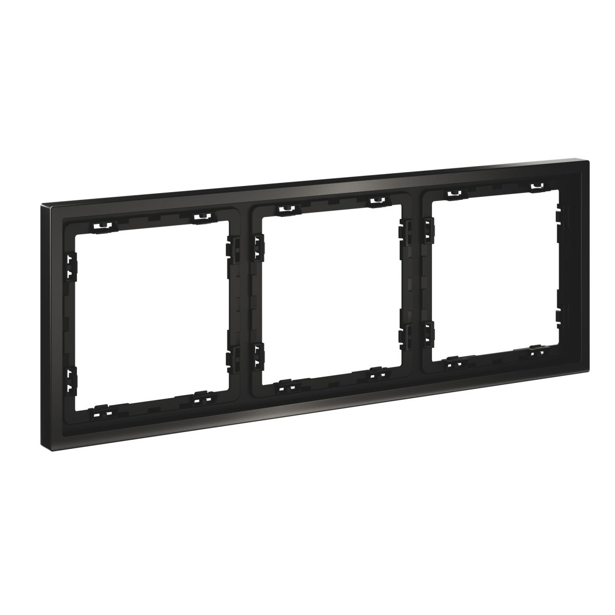 рамка металлическая на 3 поста s70 metal (антрацит) voltum vlsm120312
