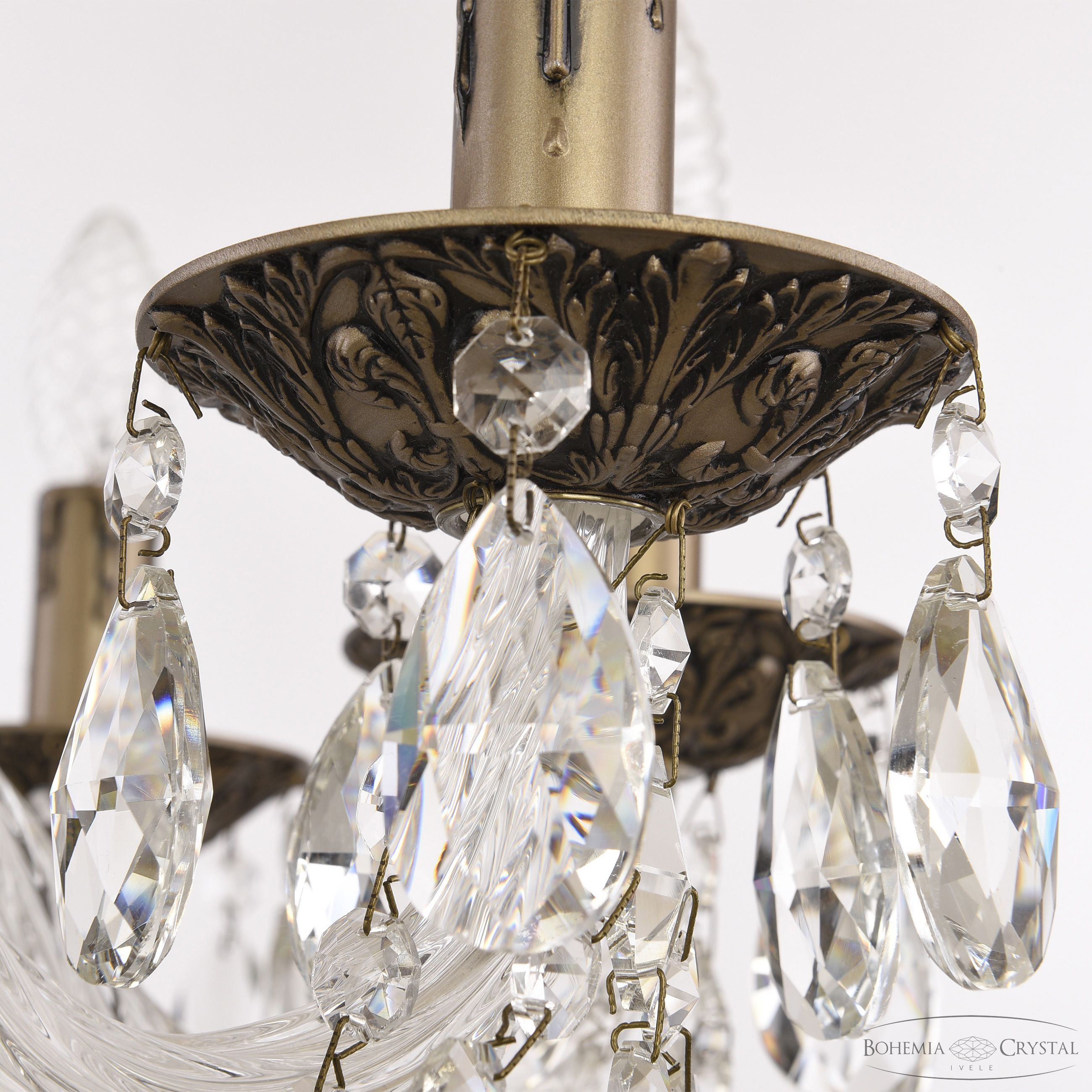 подвесная люстра bohemia ivele crystal al16302/8/195 sgb