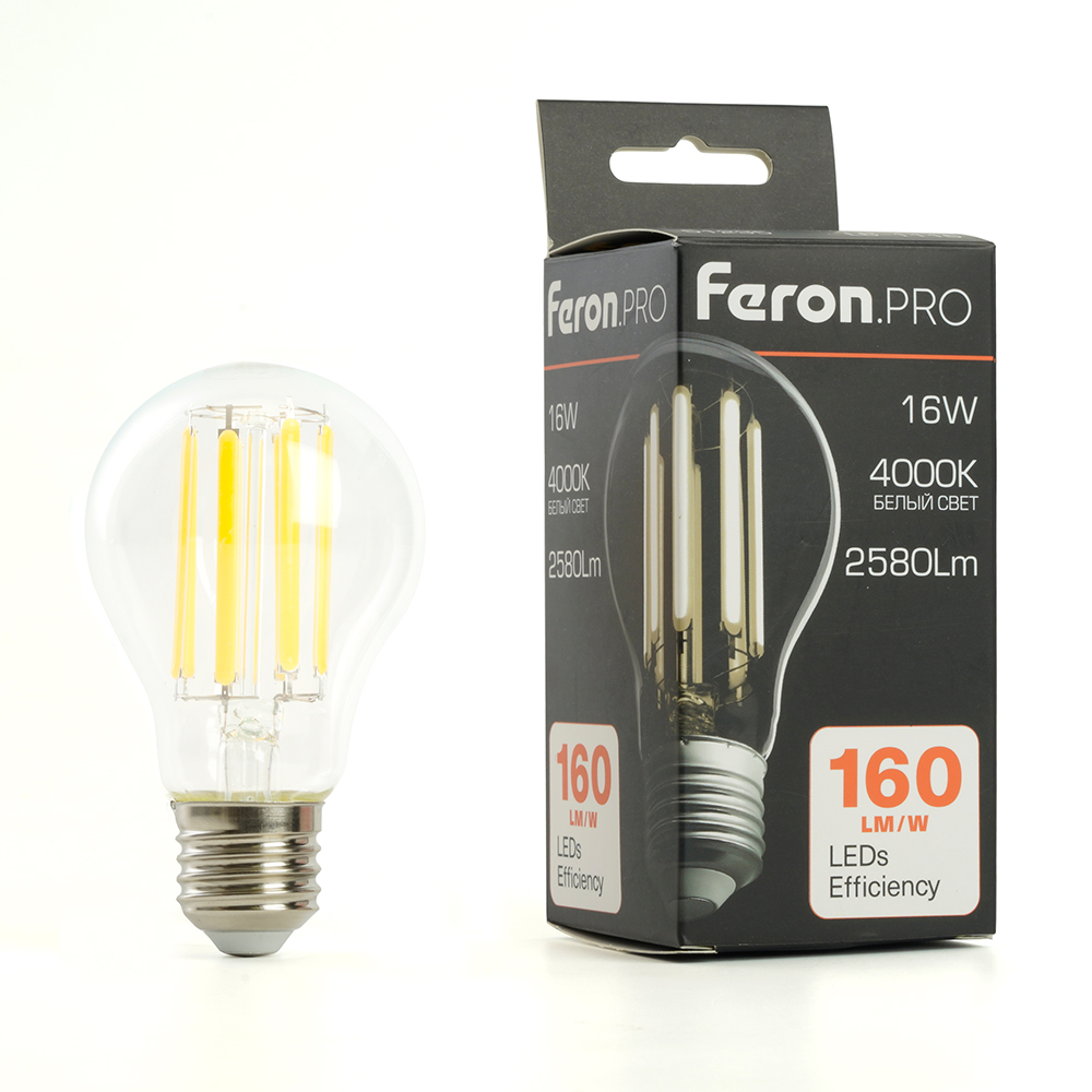 светодиодная лампа feron lb-1116 e27 16w 4000k 51236