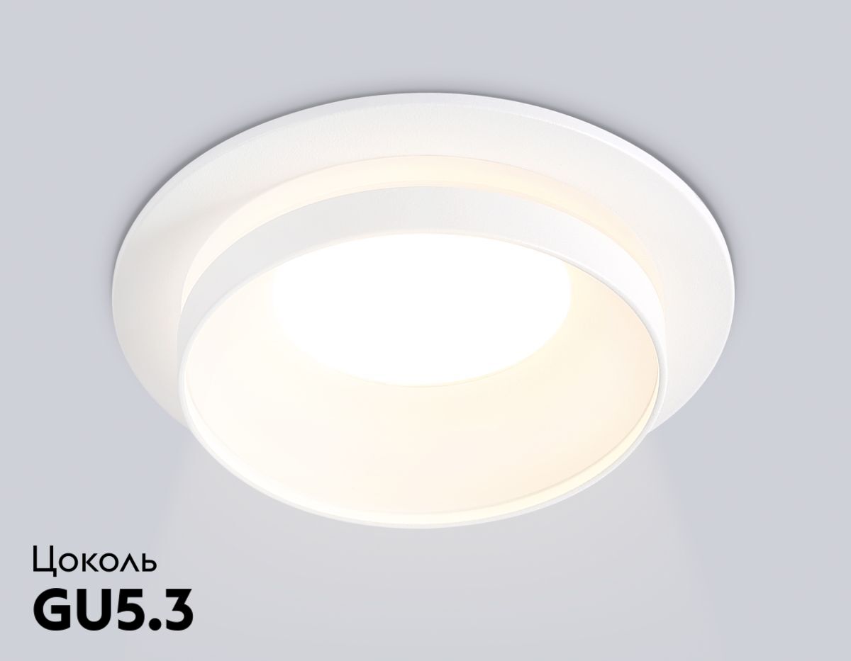 встраиваемый светильник ambrella light techno spot acrylic tech tn30707