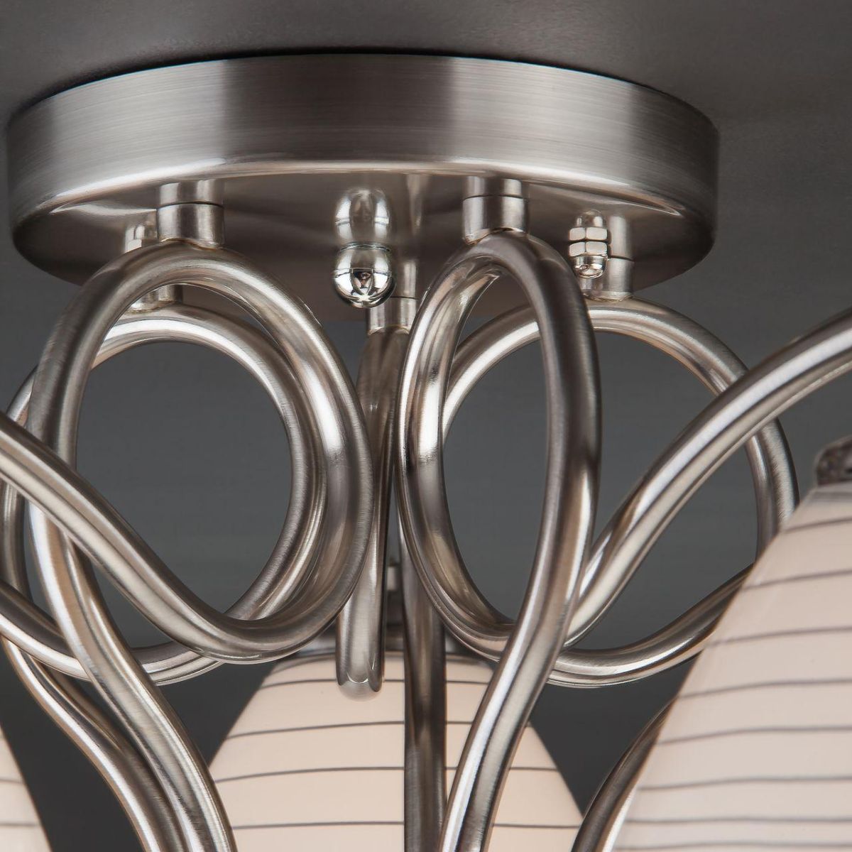 потолочная люстра eurosvet megan 30121/5 сатин-никель