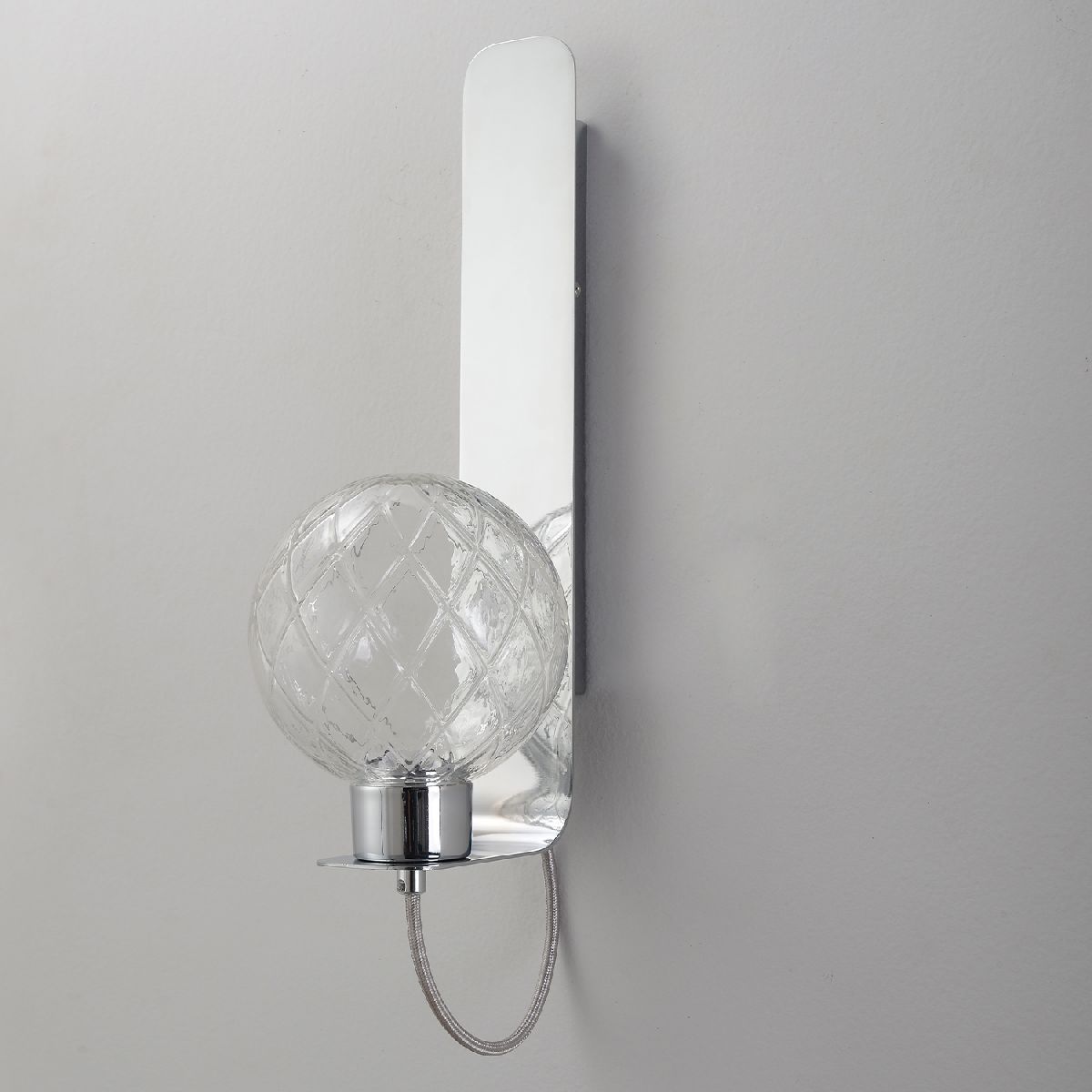 бра crystal lux bella ap1 chrome
