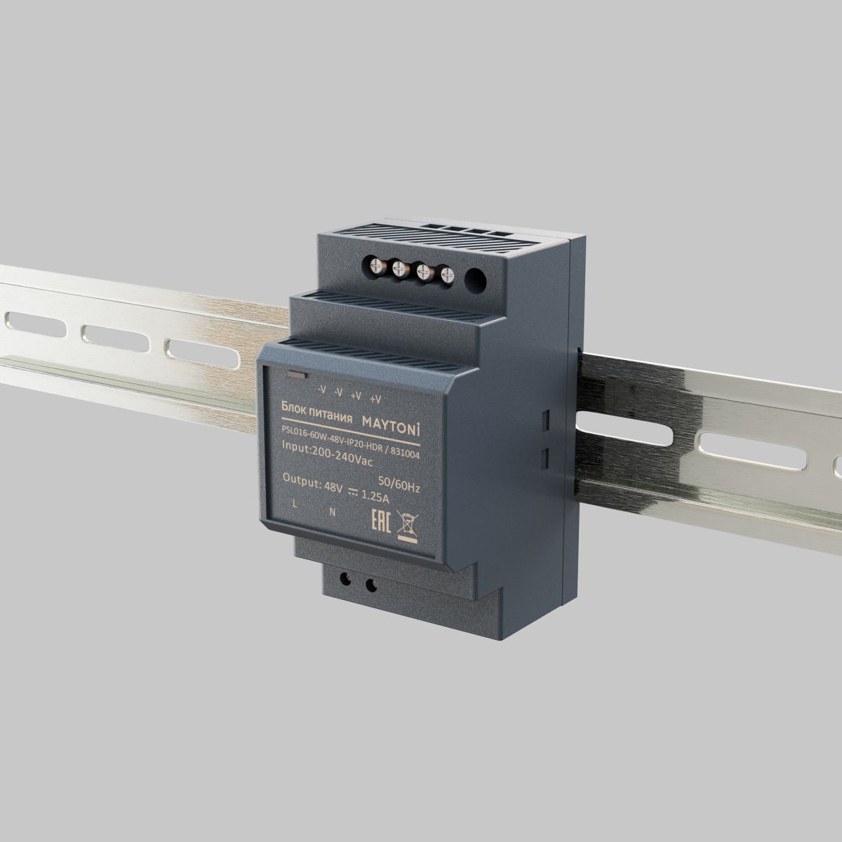 блок питания maytoni psl016 60вт 48в ip20 831004