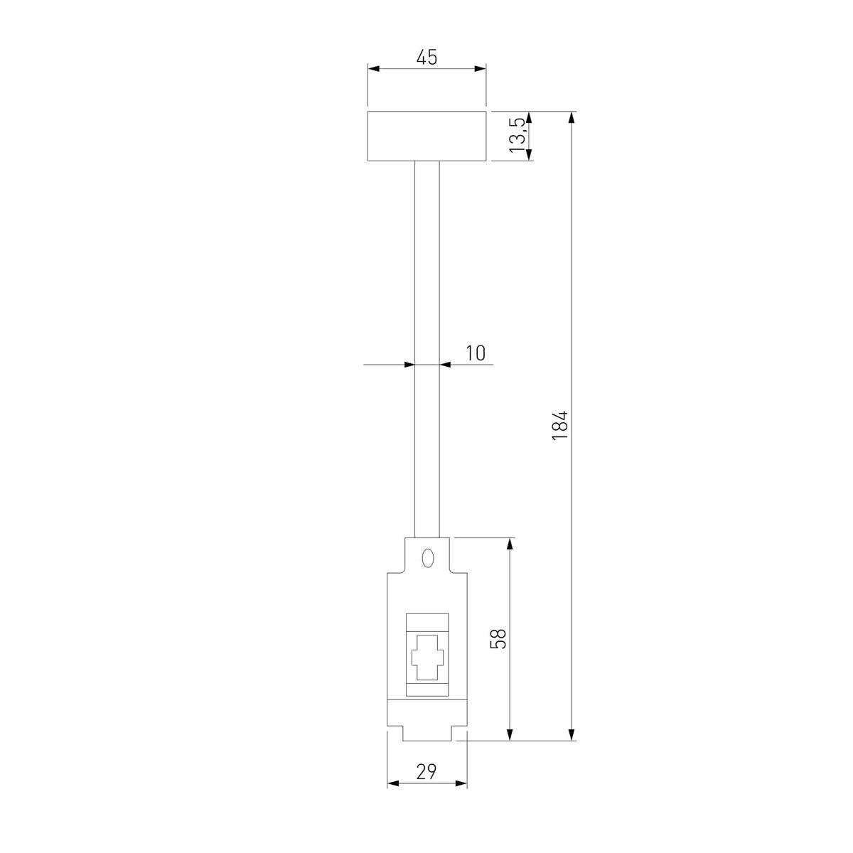 декоративная стойка elektrostandard esthetic magnetic 85143/00 a065435