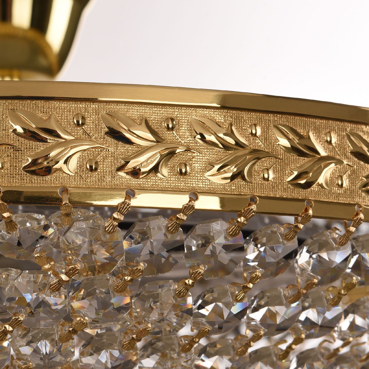 потолочная люстра bohemia ivele crystal 19321/35iv/led-dim g