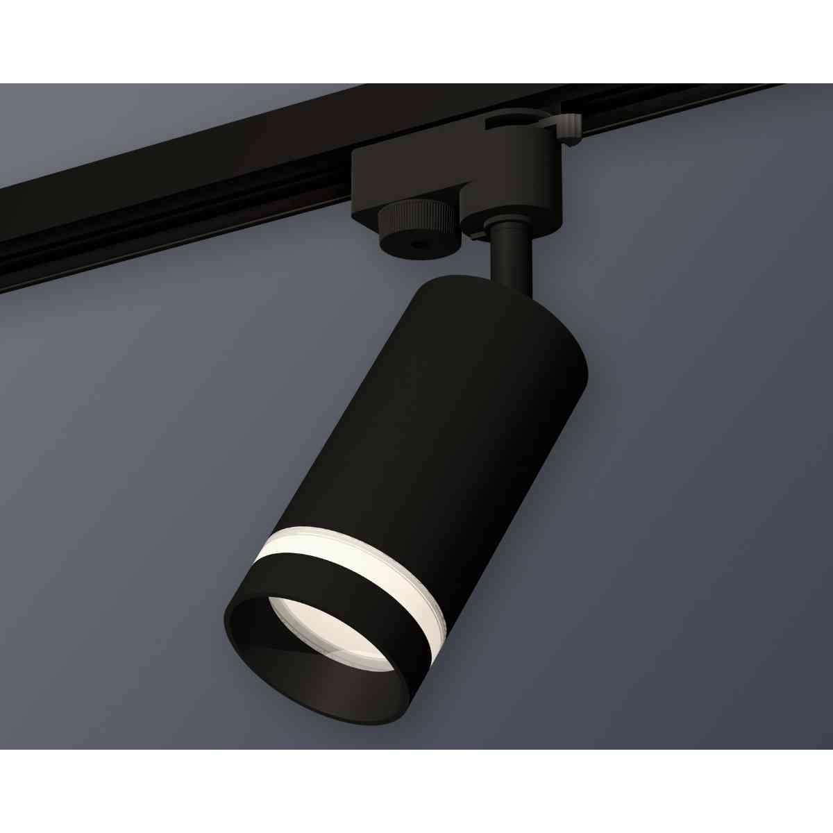 комплект трекового светильника ambrella light track system xt6323111 sbk/fr черный песок/белый матовый (a2521, c6323, n6229)
