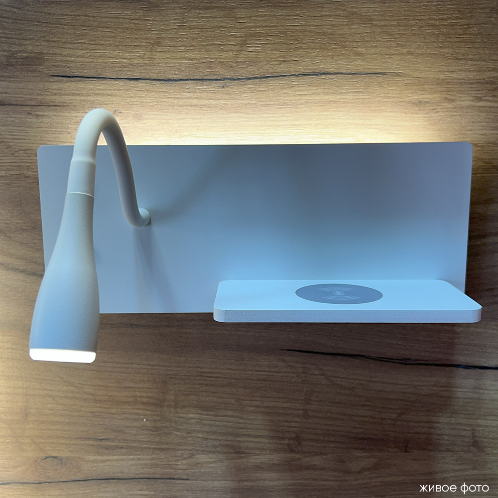 бра crystal lux elqi ap11w led wh