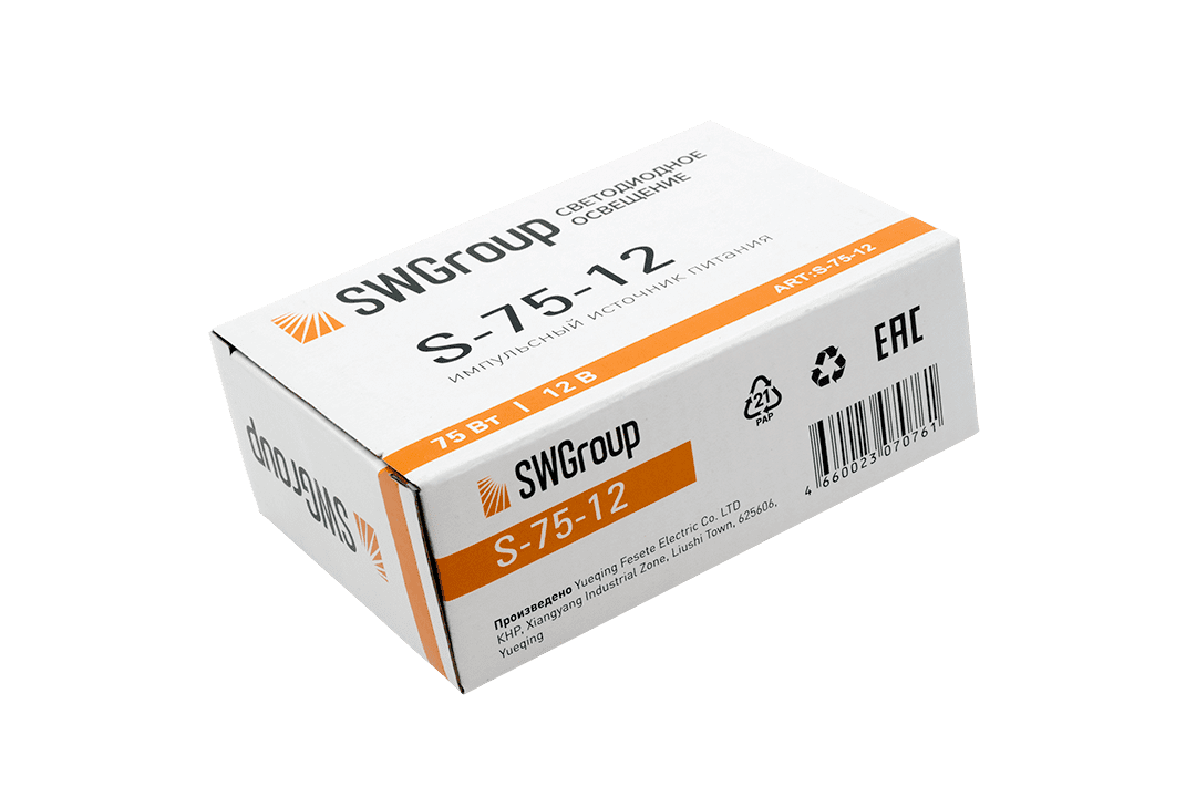 блок питания swg s-75-12 000298