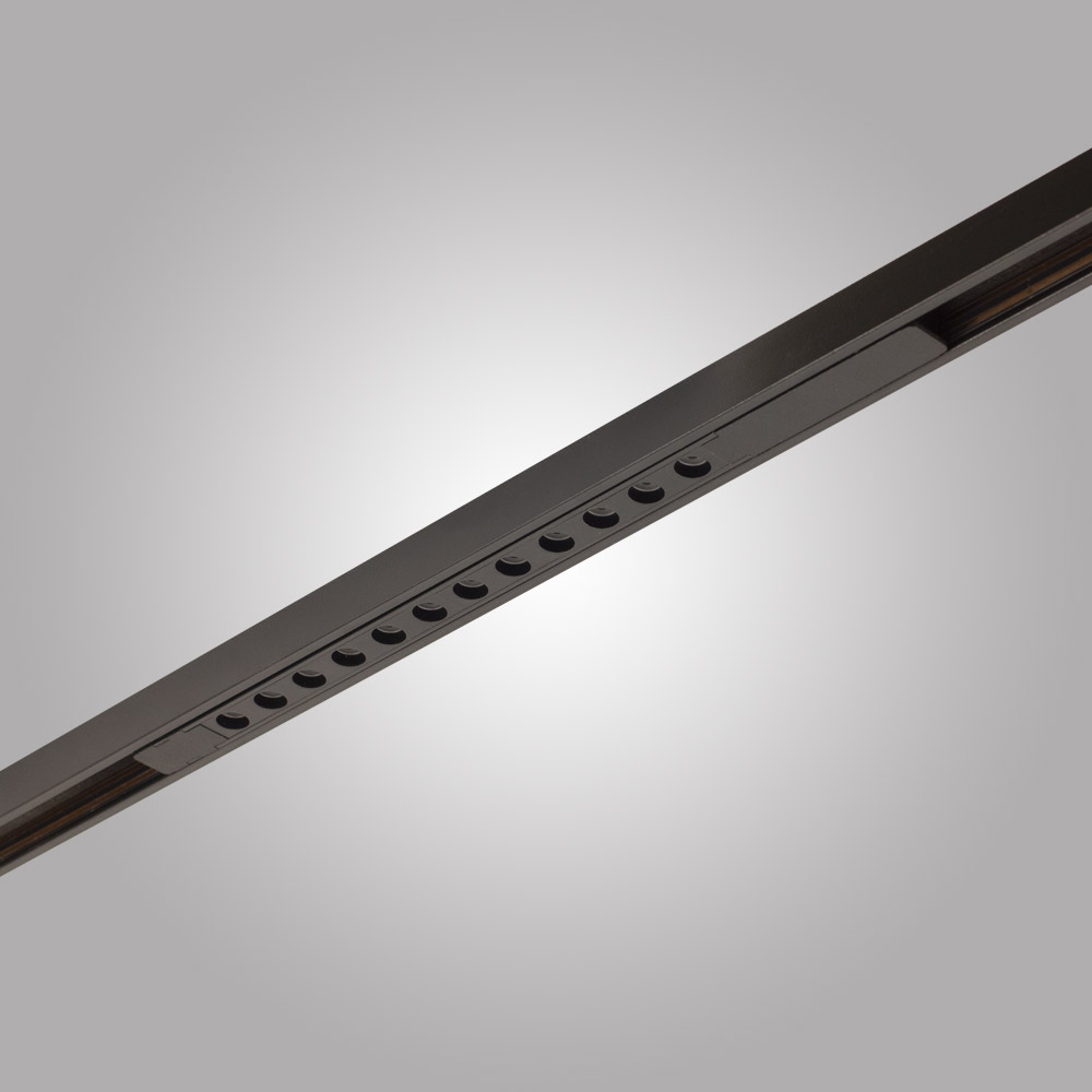 трековый магнитный светильник am group magnet am508 bk 12w 3000k