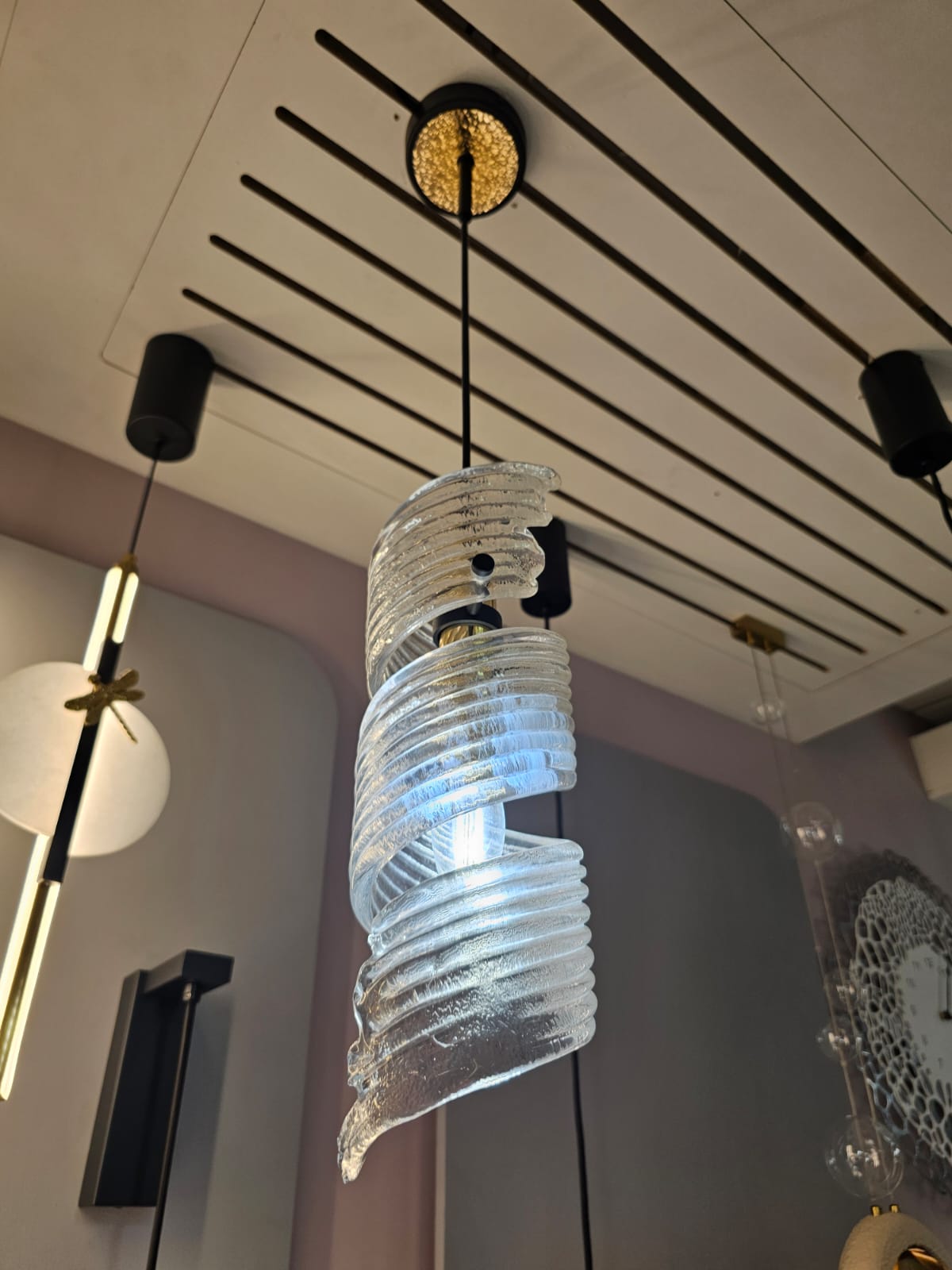 подвесной светильник odeon light fusilli modern 5439/1