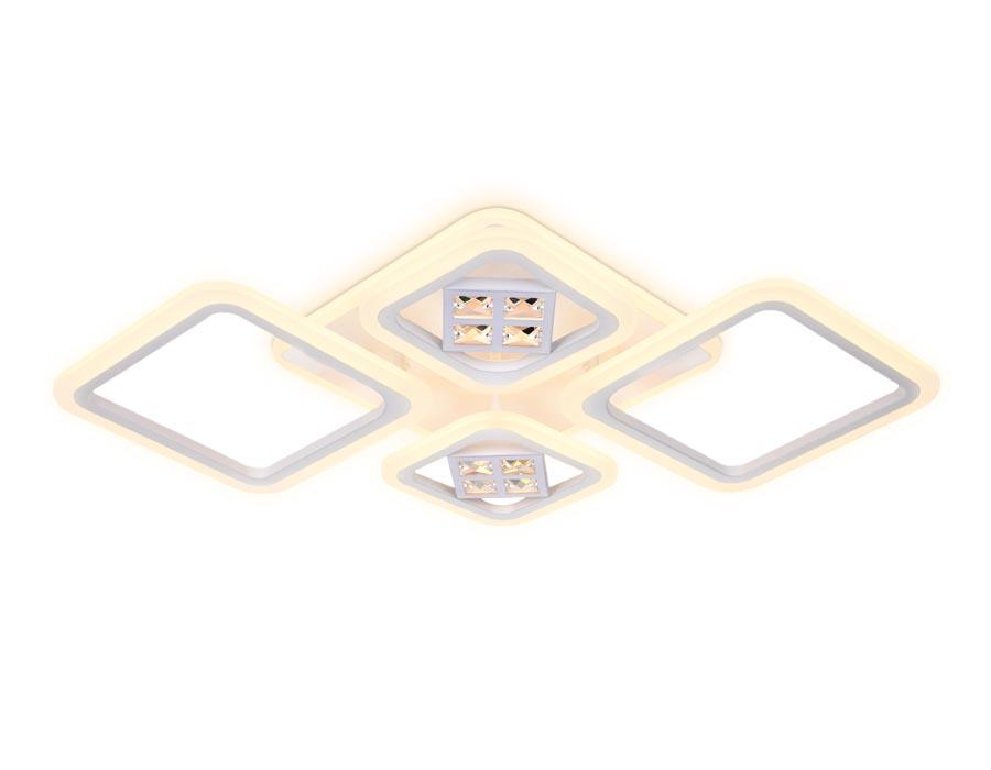 потолочная светодиодная люстра ambrella light acrylica ice fa286