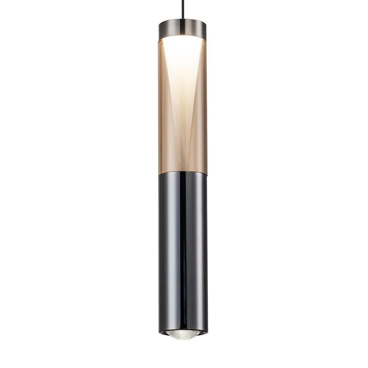 подвесной светильник escada foton 609/s led grey/black