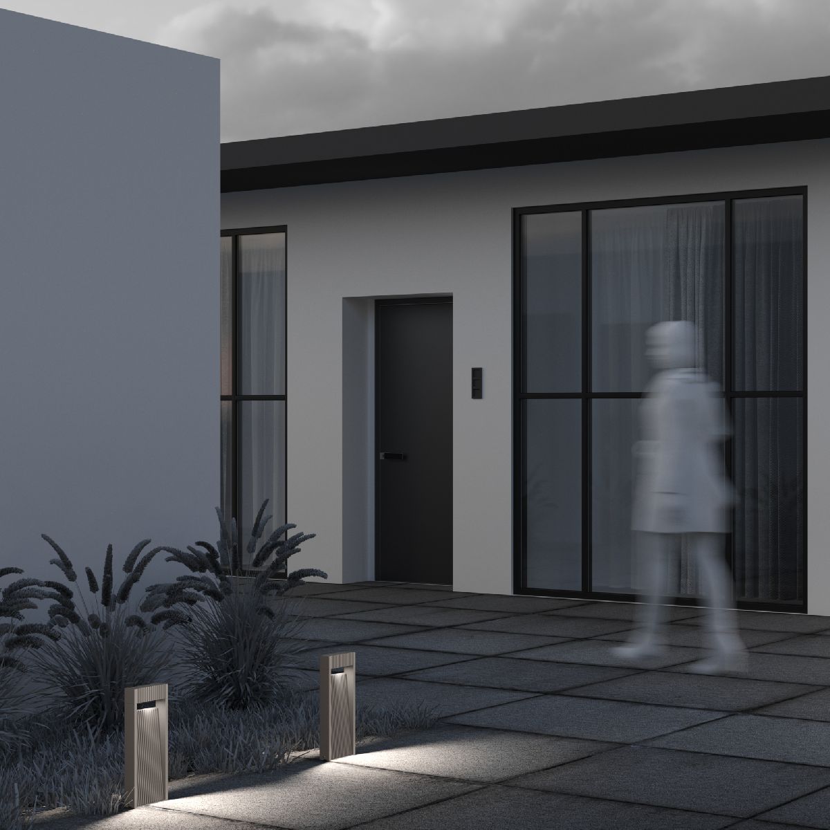 ландшафтный светильник maytoni sten o444fl-l13gf3k