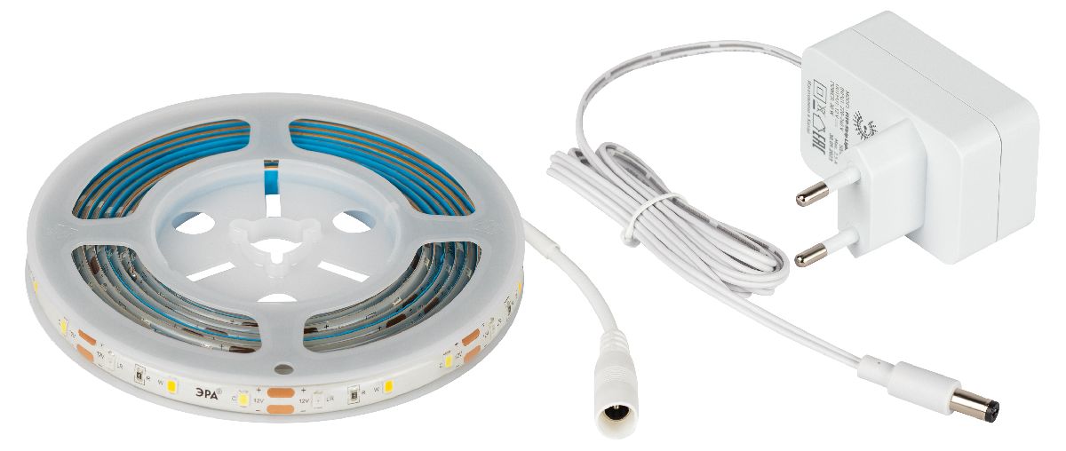 светодиодная лента для растений эра fito-strip light-rа90-300led-5m-12v-ip65 4000k б0064591