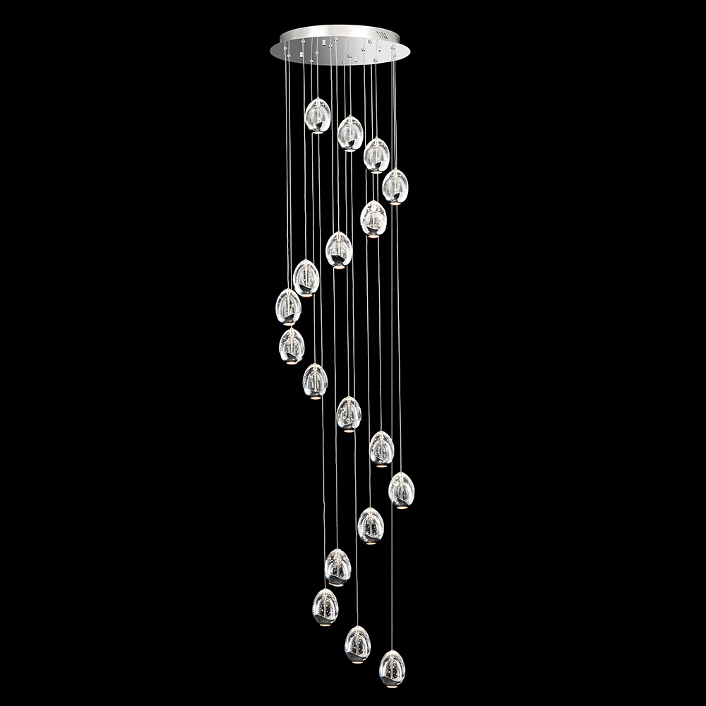 каскадная люстра delight collection terrene md13003023-18a chrome