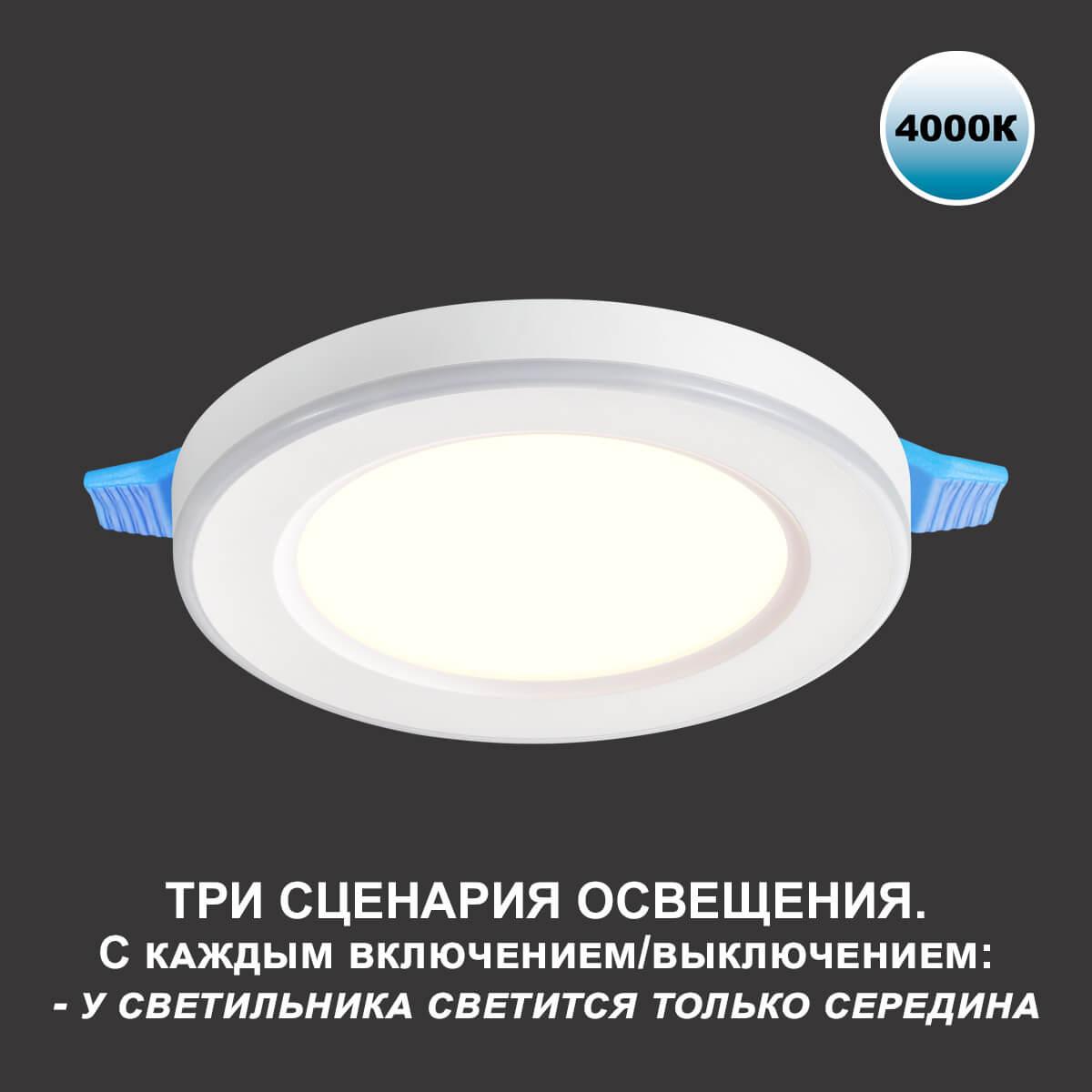 встраиваемый светильник novotech spot nt23 359016