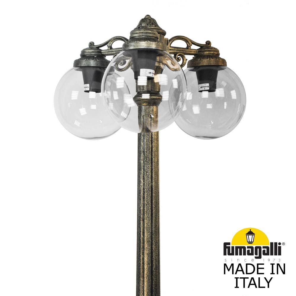 парковый светильник fumagalli globe 250 g25.157.s30.bzf1rdn
