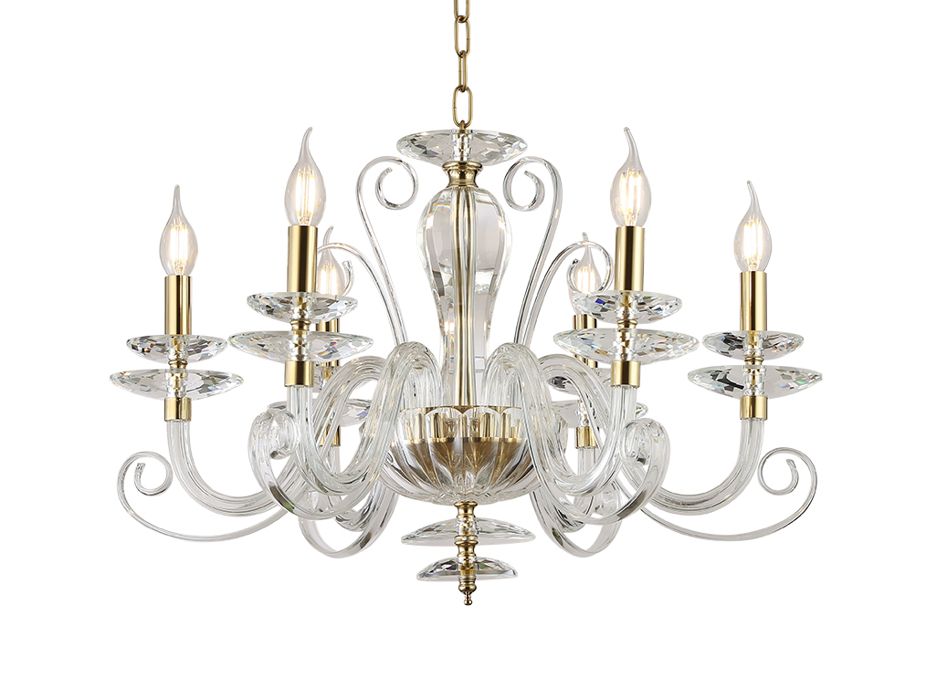подвесная люстра newport annabelle 8576/c gold polished м0070810