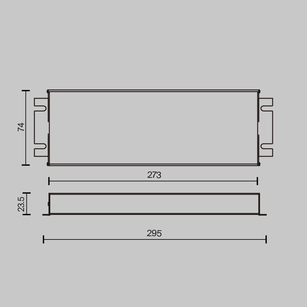 источник напряжения maytoni triac 300вт dc24в ip67 734005