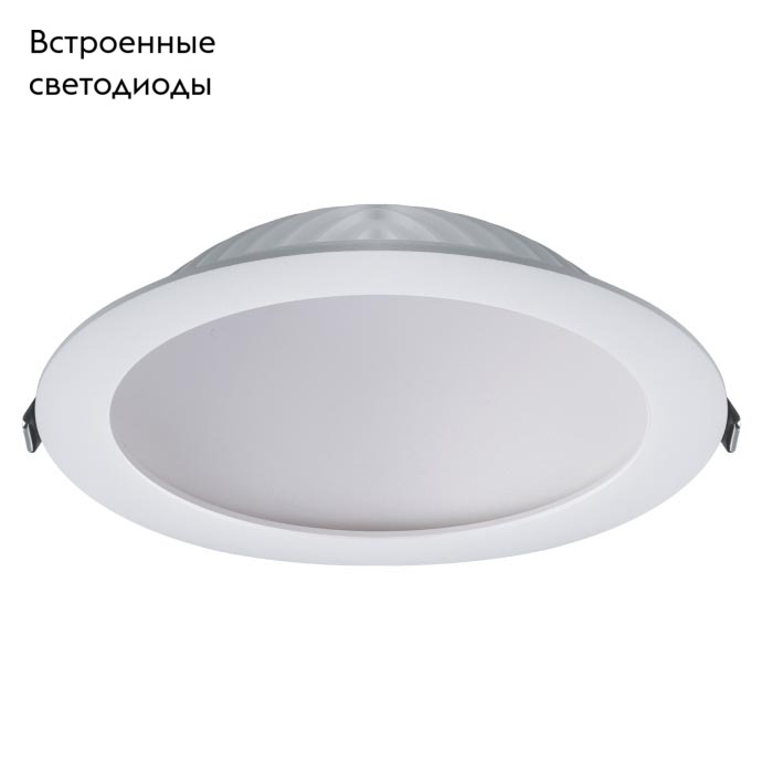 встраиваемый светодиодный светильник crystal lux clt 524c150 wh
