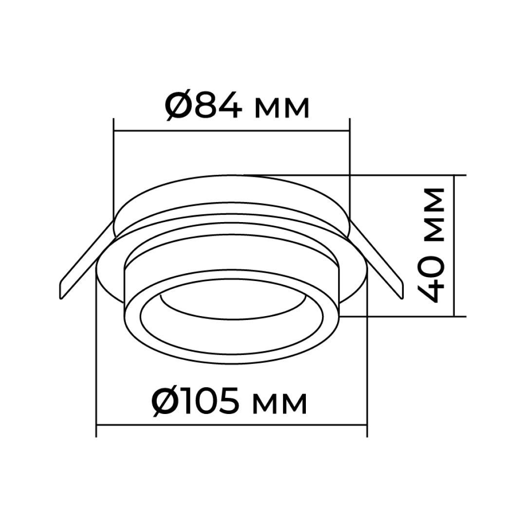 точечный светильник apeyron 16-101