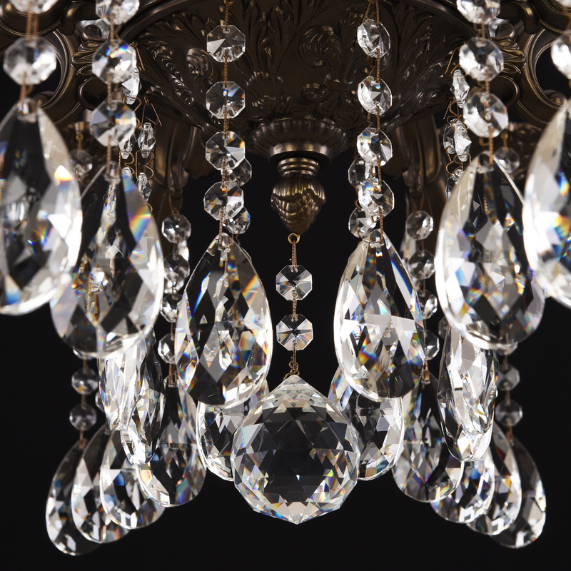 подвесная люстра bohemia ivele crystal al78101/8/210 a pd