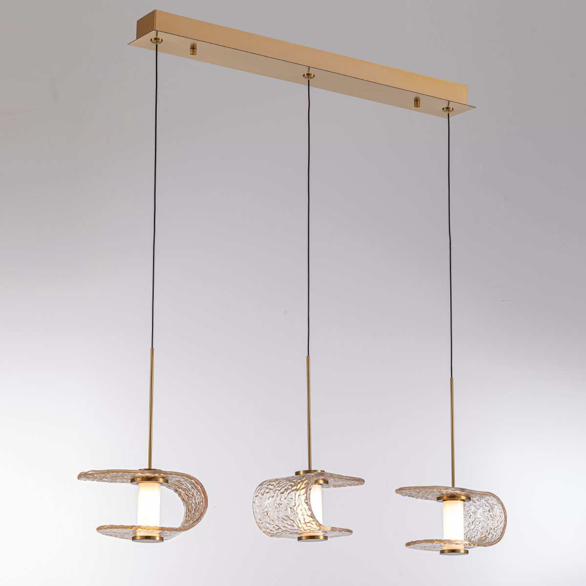 подвесной светильник delight collection md24020901-3b gold/cognac