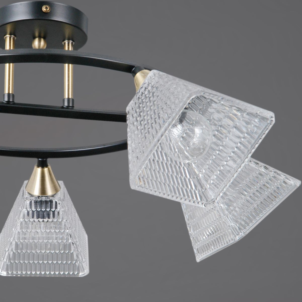 потолочная люстра illumico il0850-5csq-25bkab elite