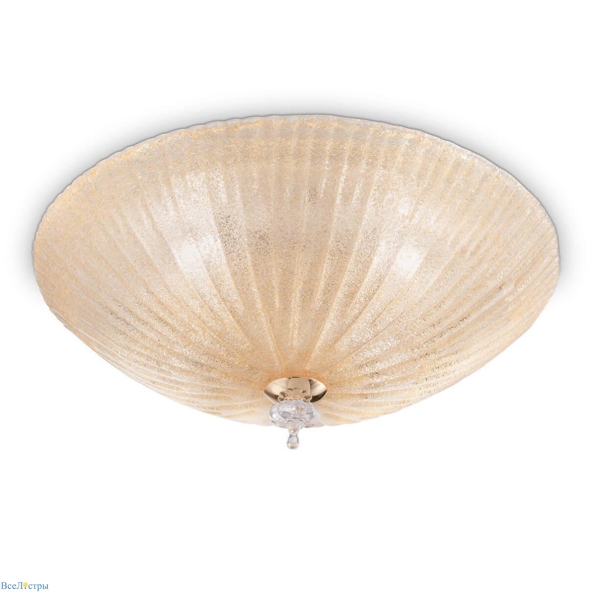накладной светильник ideal lux shell shell pl3 ambra
