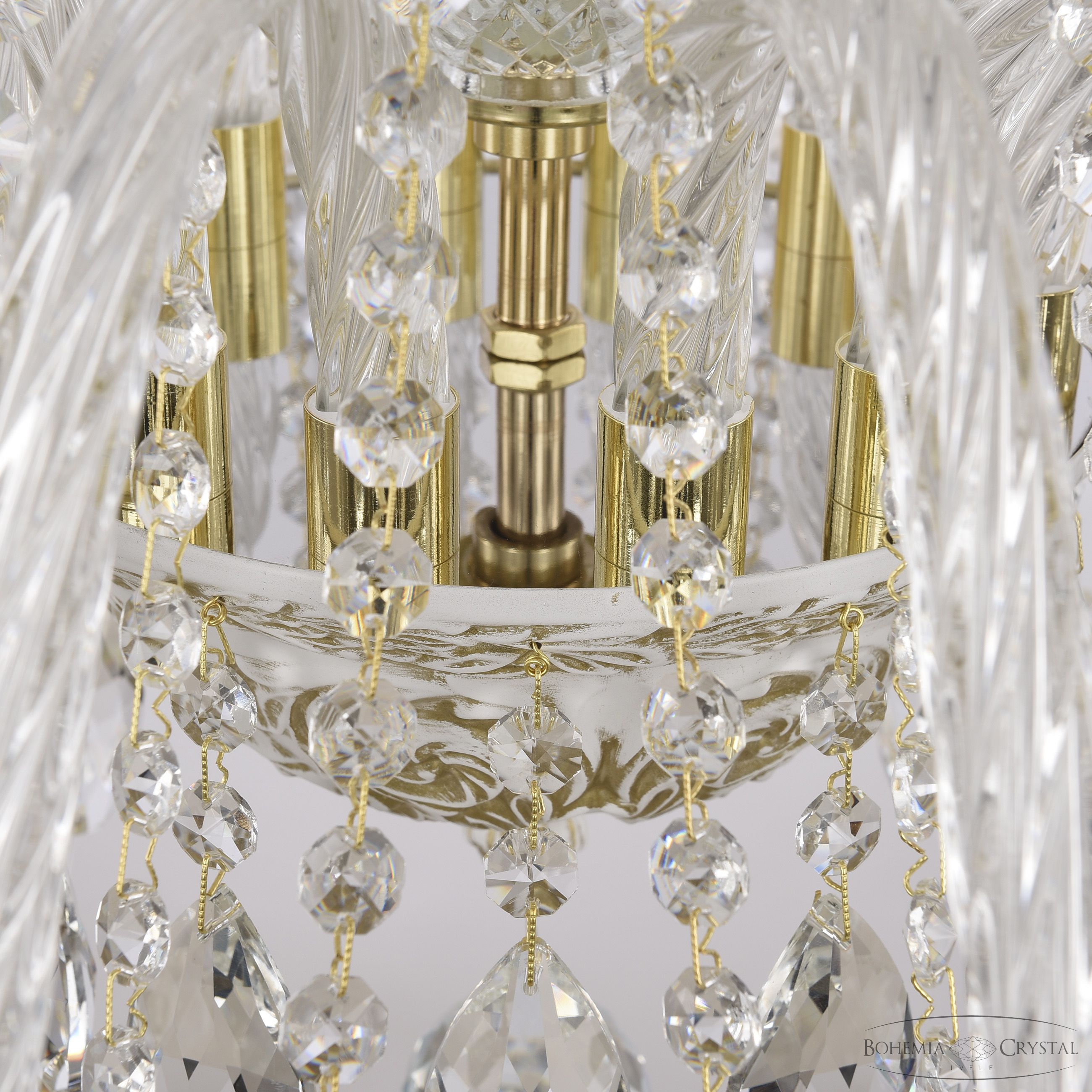 подвесная люстра bohemia ivele crystal al16302/12/300 wmg